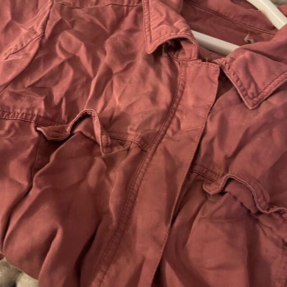 Charolette russe 
Pink mauve rose color 
Plus size 2xl/3xl
Safari anorak jacket - Picture 4 of 4